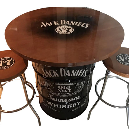 Custom Jack Daniels JD Drum Table Furniture 