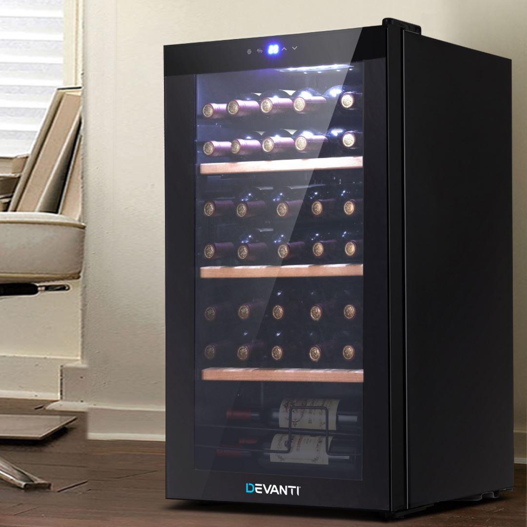 Arish 34 Bottles Wine Chiller Cooler Compressor Chiller Fridge Refridgerators 