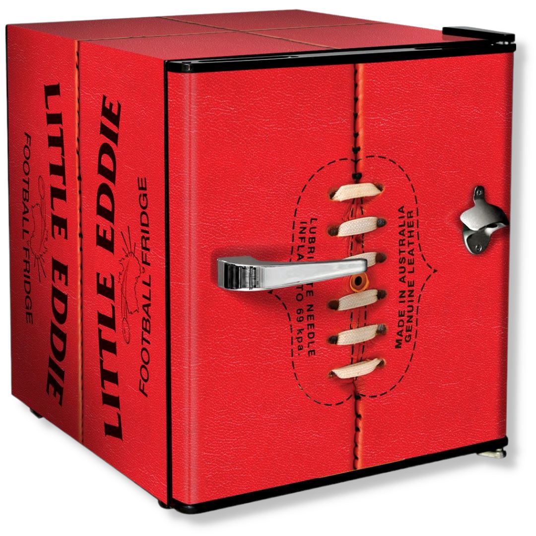 Footy Design Vintage Branded 46LT Mini Bar Fridge With Opener - Add Your Name Refrigerators 