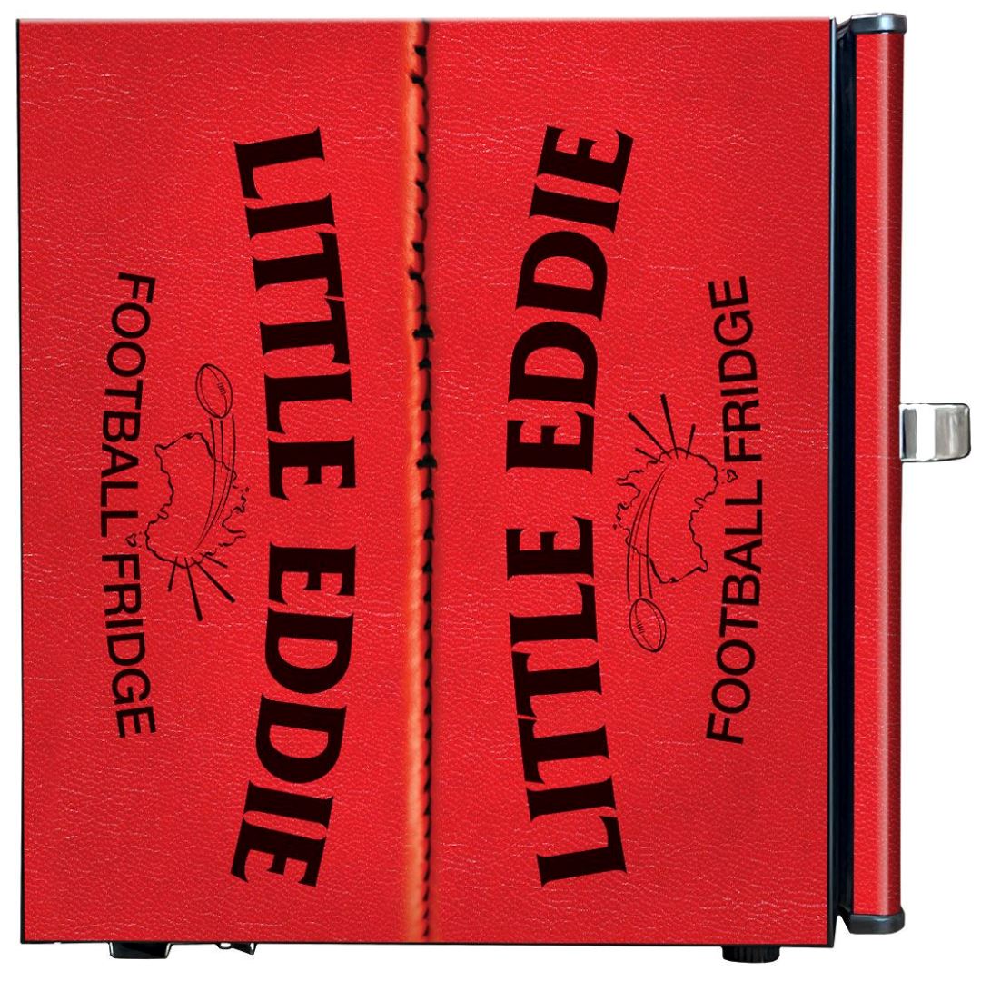 Footy Design Vintage Branded 46LT Mini Bar Fridge With Opener - Add Your Name Refrigerators 