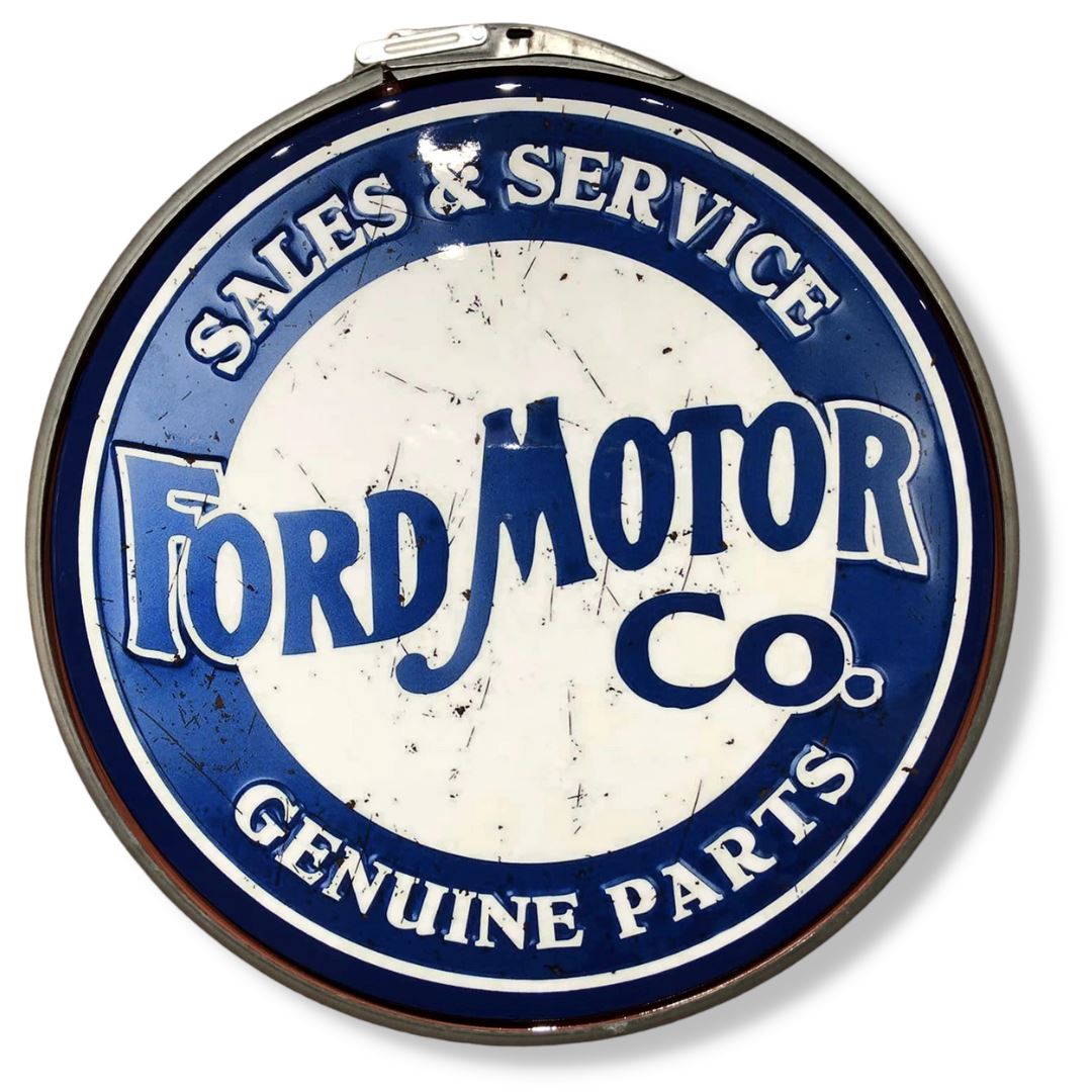 Ford Drum Lid Sign Furniture 