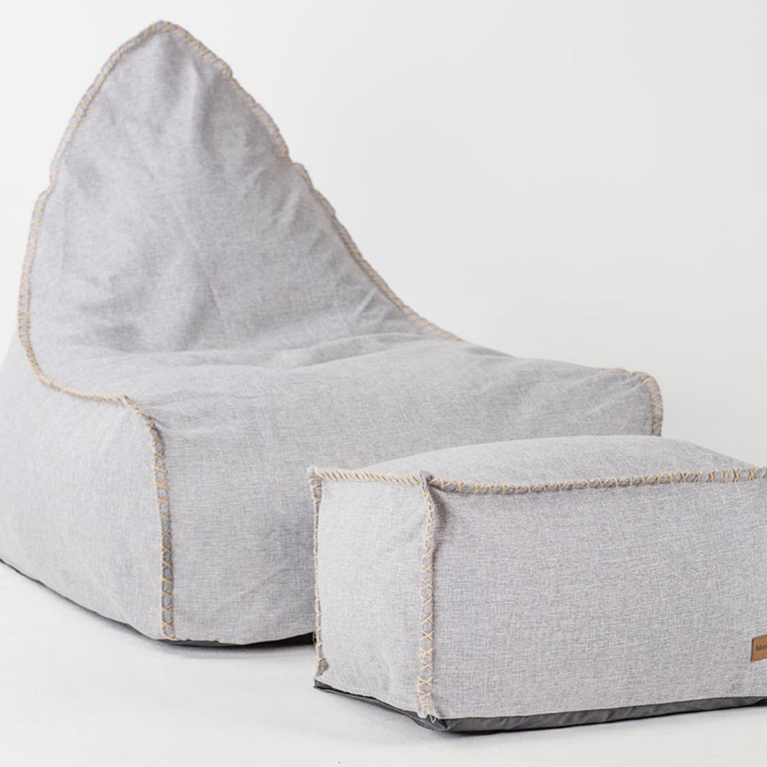 Formentera Bean Bag & Ottoman Set – The Dens