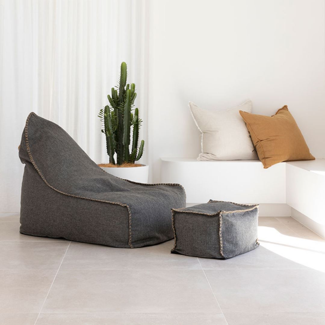 Formentera Bean Bag Chair & Ottoman Set Bean Bags 