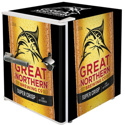 Great Northern Black 46LT Retro Mini Bar Fridge Refrigerators 