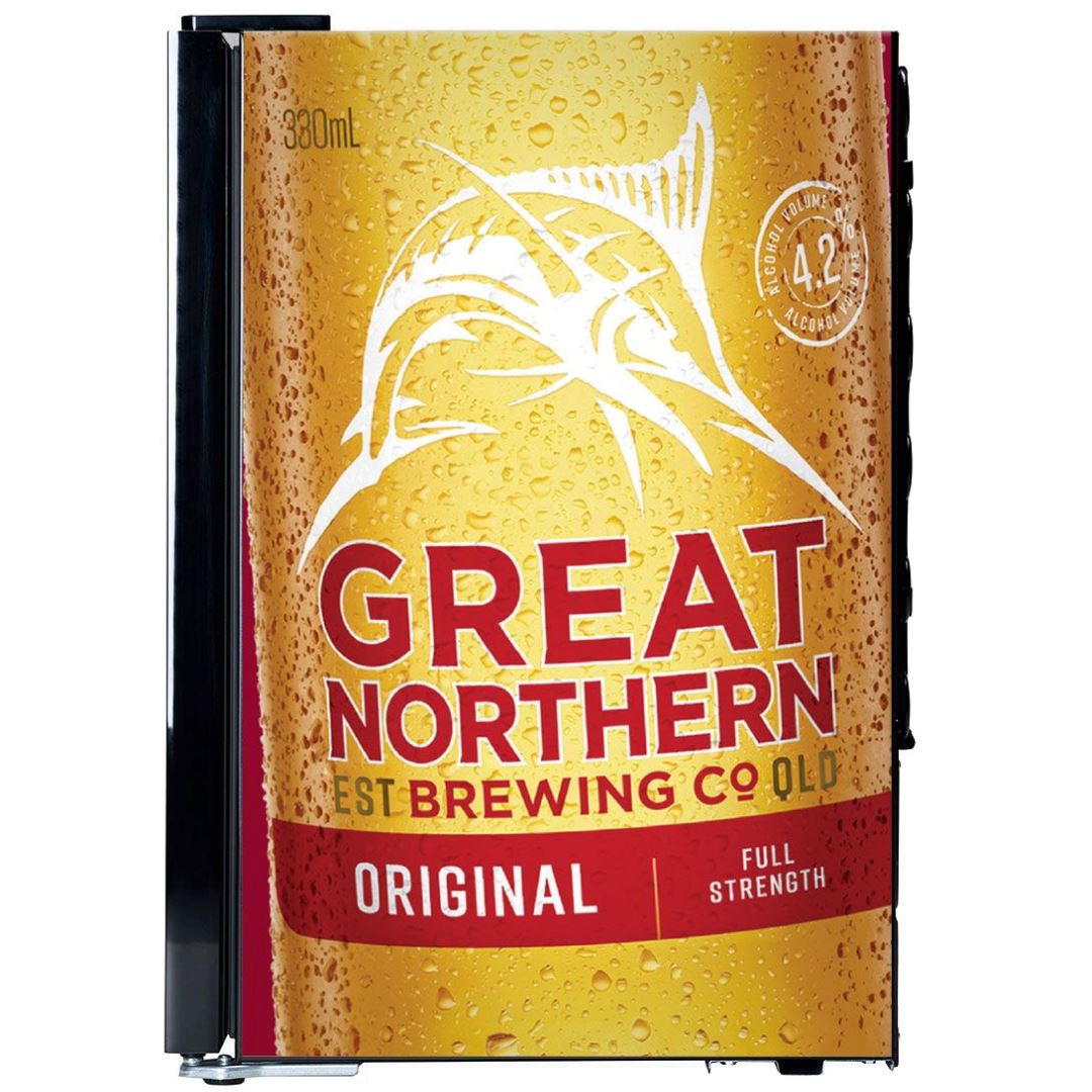 Great Northern Red Branded 70LT Glass Door Bar Fridge Refrigerators 