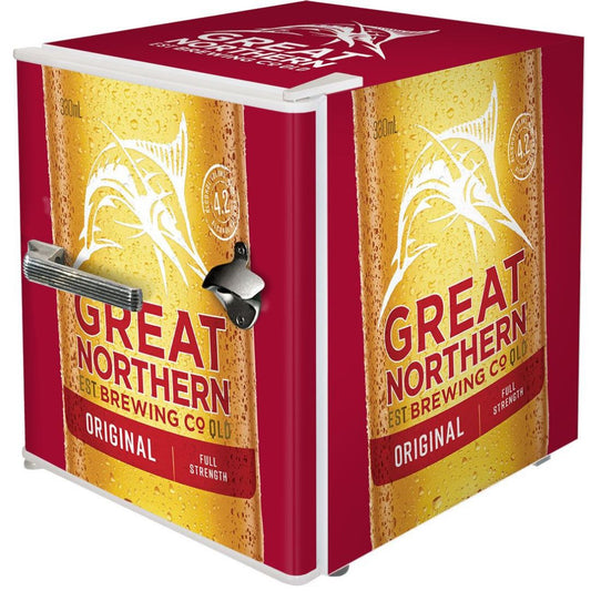 Great Northern Red Branded 46LT Retro Mini Bar Fridge Refrigerators 