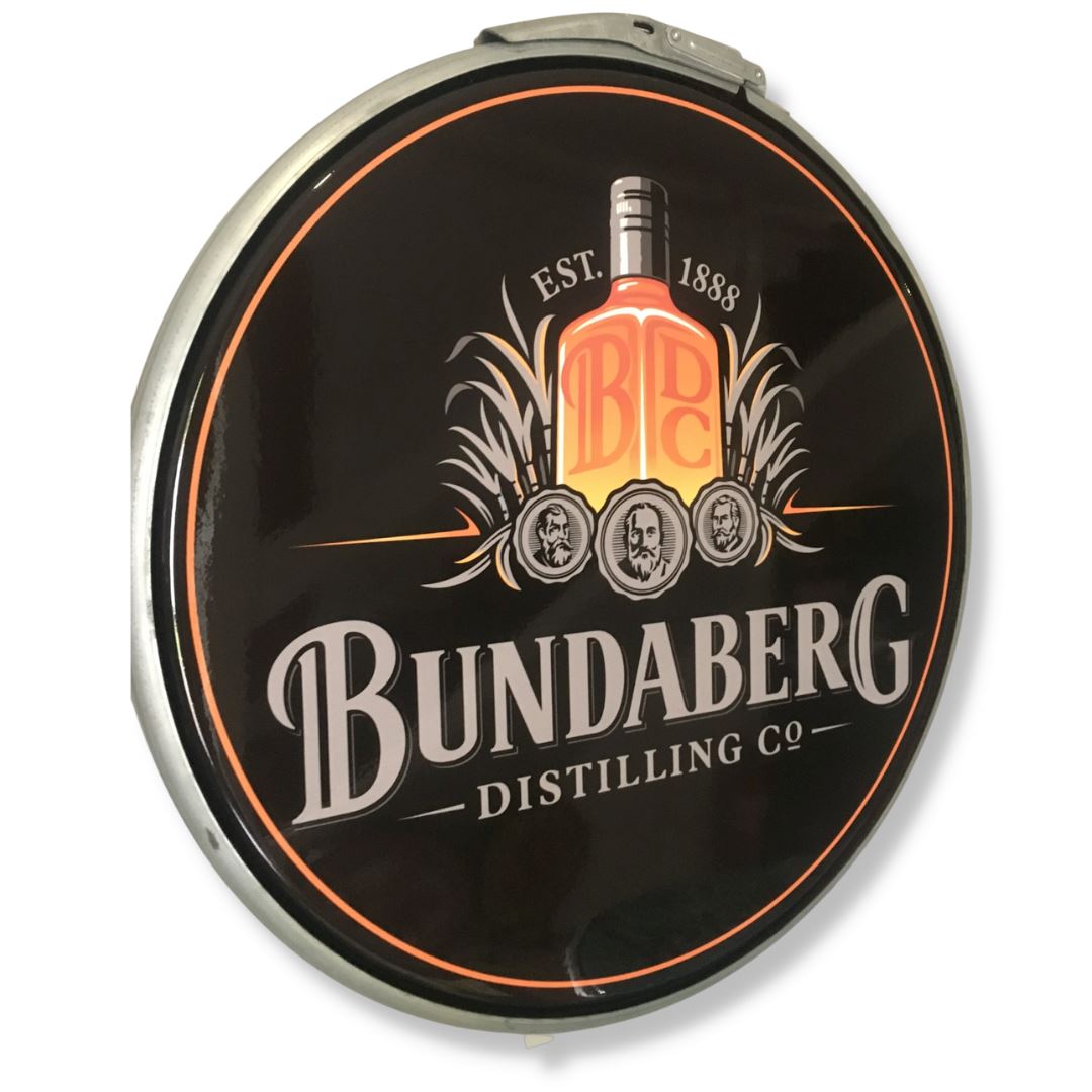 Hand Made Custom Bundaberg Bundy Rum Drum Lid Furniture 