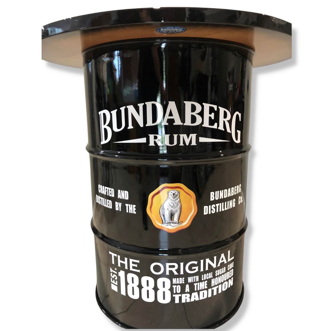 Hand Made Custom Bundaberg Drum Table Furniture 