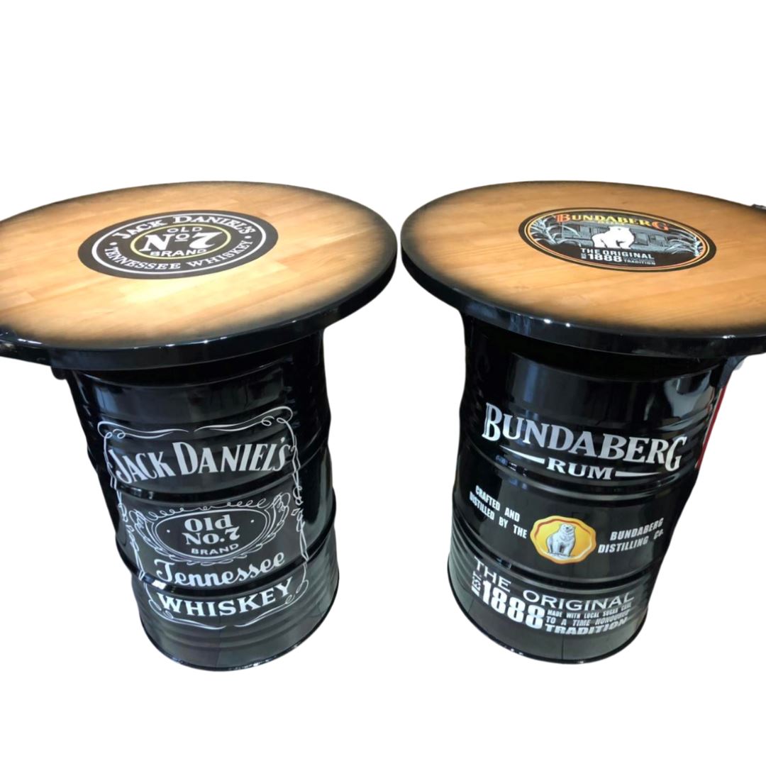 Hand Made Custom Bundaberg Drum Table Furniture 