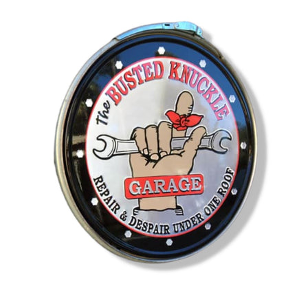 Hand Made Custom Busted Knuckle Garage Drum Lid Furniture 