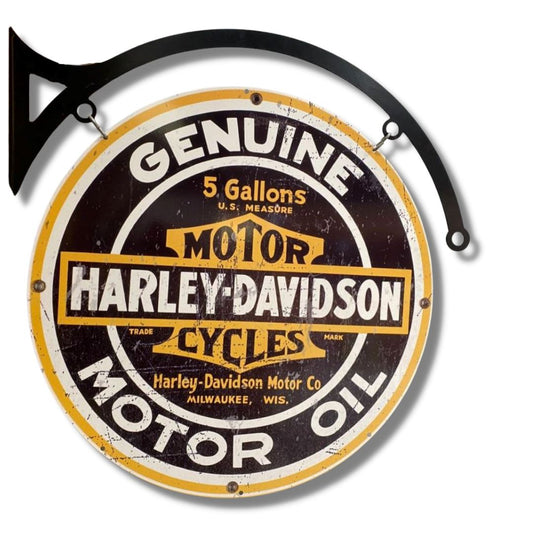 Harley Classic Sign Double Sided Round Metal Signs 