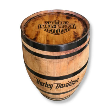 Harley Davidson Branded Wine Barrel Furniture 