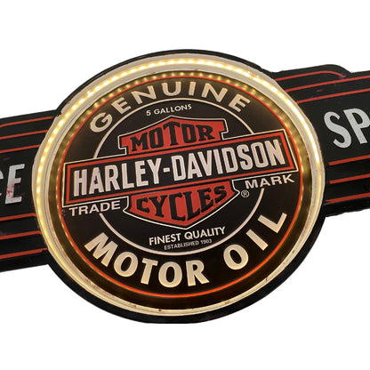 Harley Davidson Distressed LED Light Sign Neon Signs 