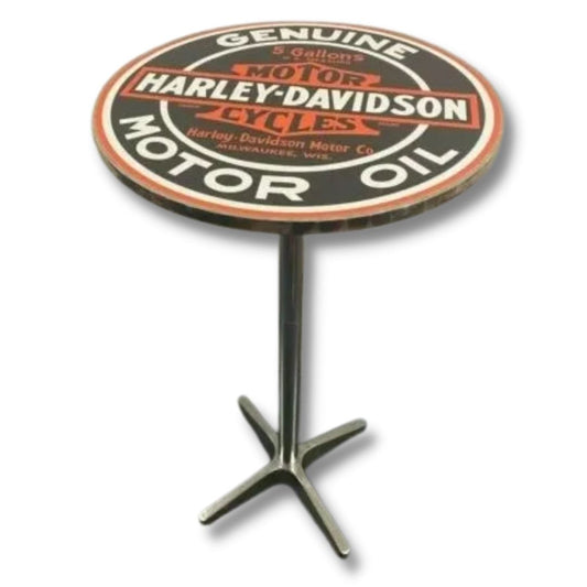 Harley Davidson Motor Oil Bar Table Bar Table 