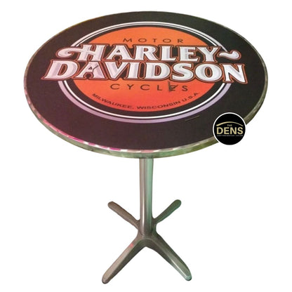 Harley Davidson Scroll Bar Table Bar Table 