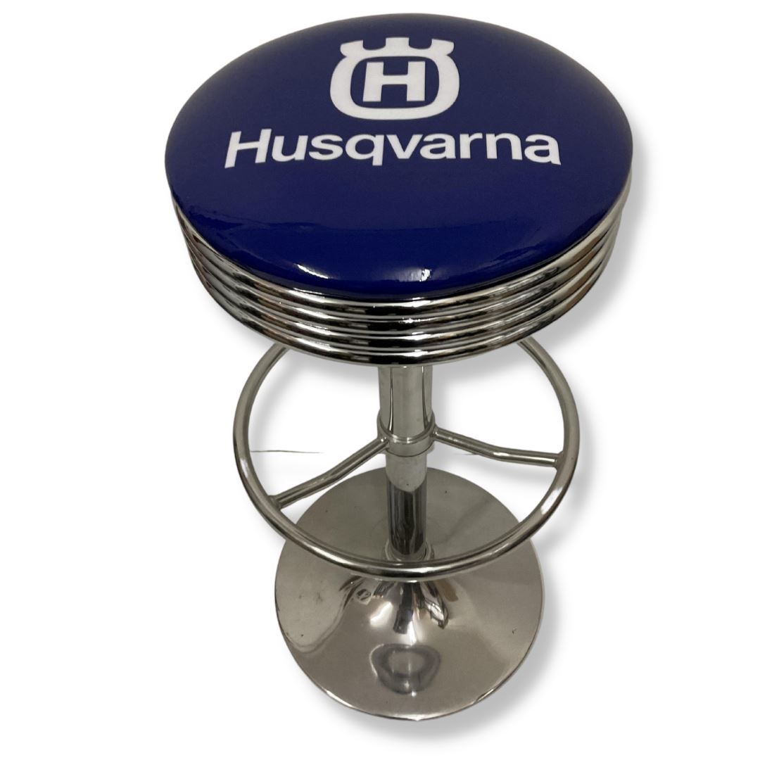 Husqvarna Husky Retro Bar Stool Retro Bar Stools Chrome 