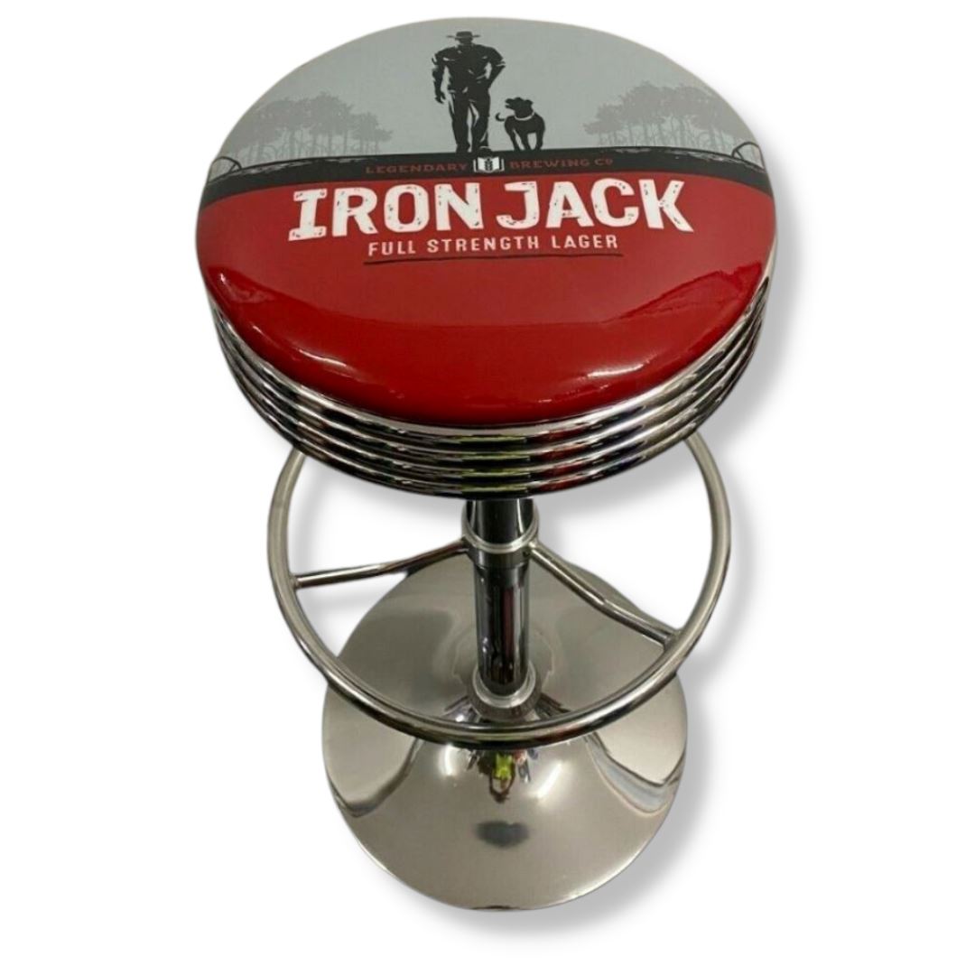 Iron Jack Retro Bar Stool Retro Bar Stools Chrome 