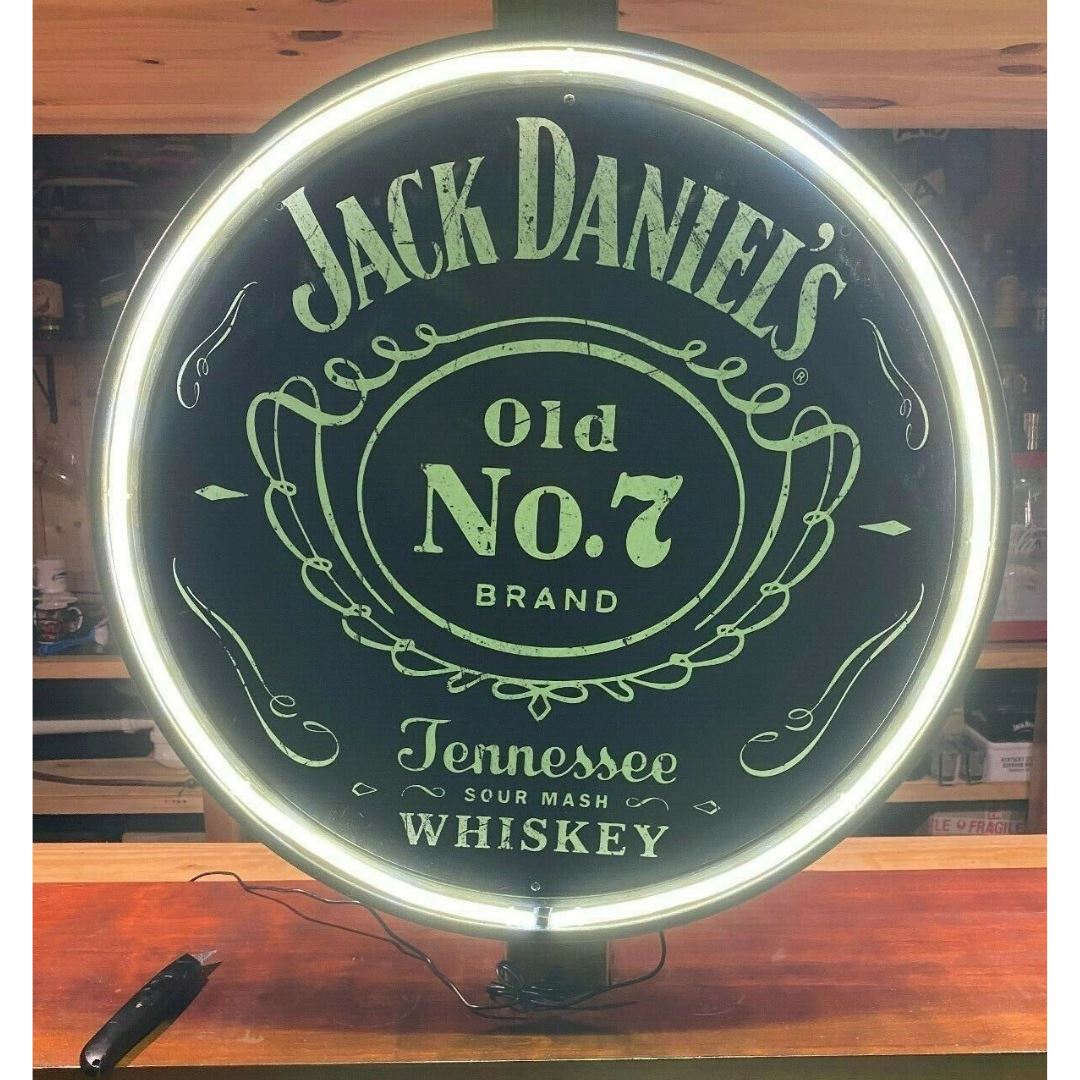 Jack Daniels JD Circle Neon Sign Neon Signs 