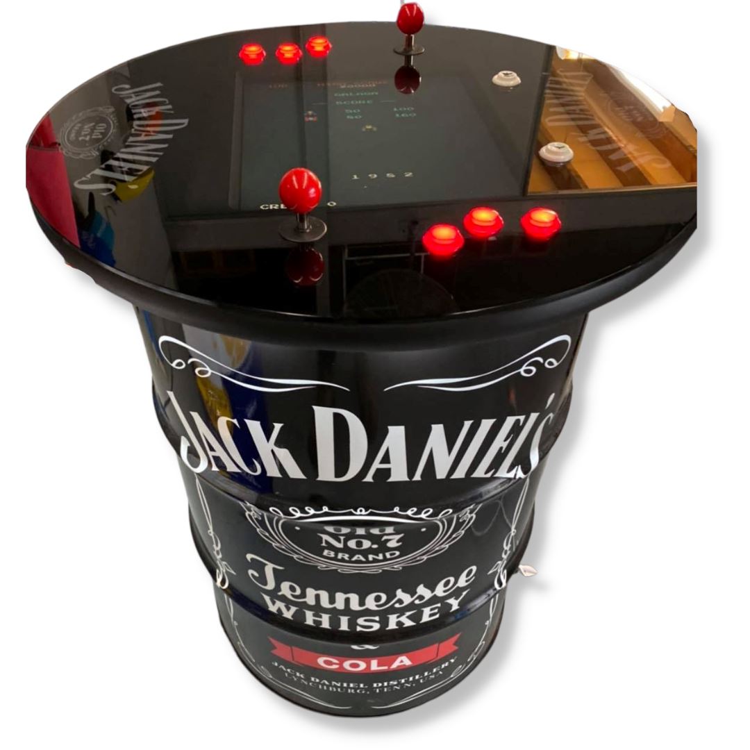 Jack Daniels JD Custom Drum Arcade Machine Video Game Arcade Cabinets 