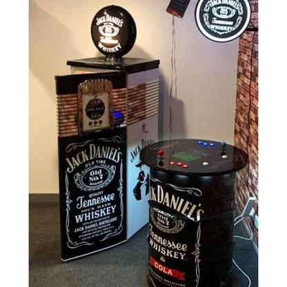 Jack Daniels JD Custom Drum Arcade Machine Video Game Arcade Cabinets 