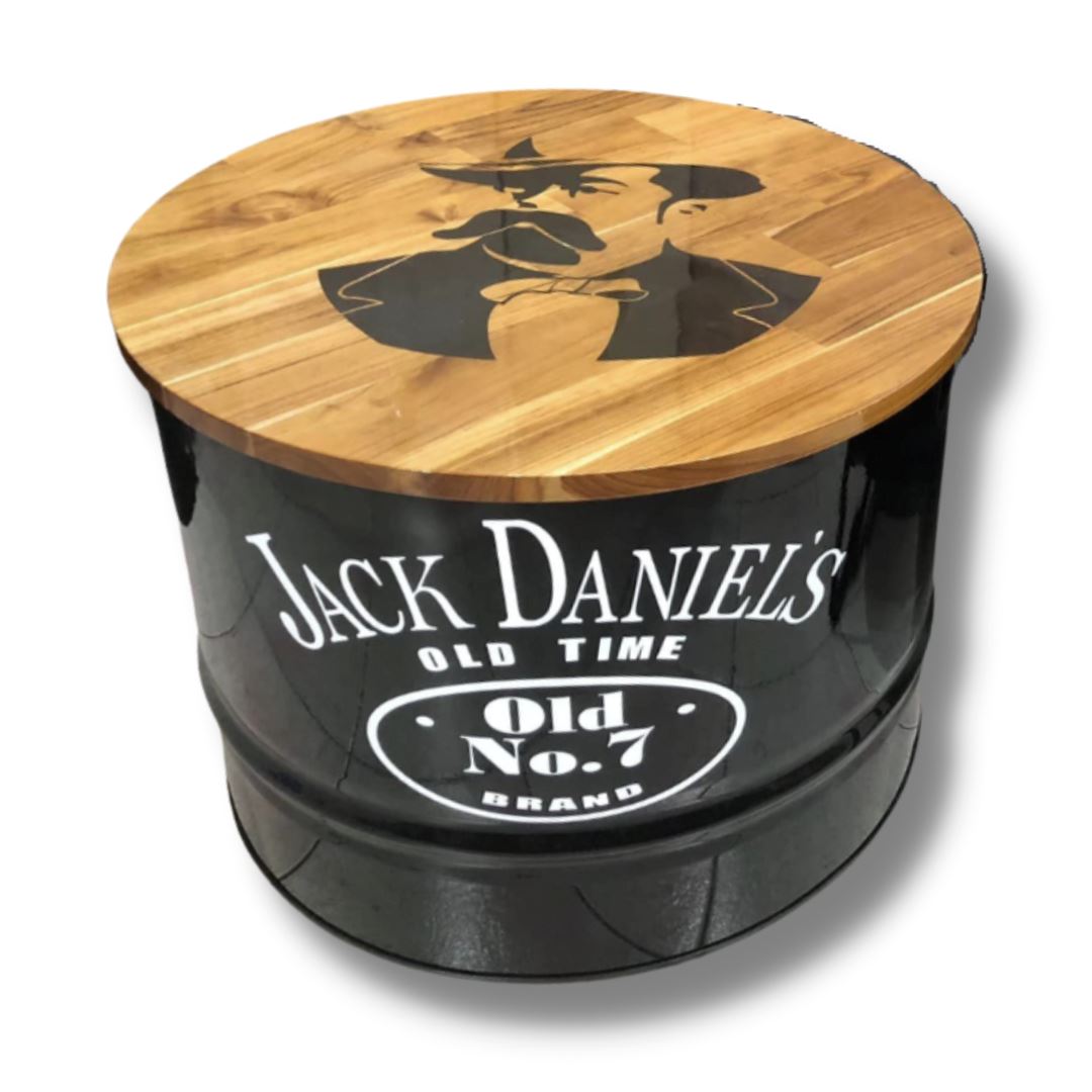 Jack Daniels No7 Drum Bench Seat Drum Barrel 