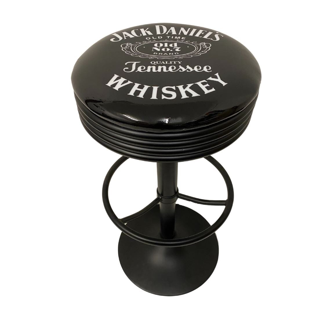 Jack Daniels Retro Bar Stool Retro Bar Stools Black 