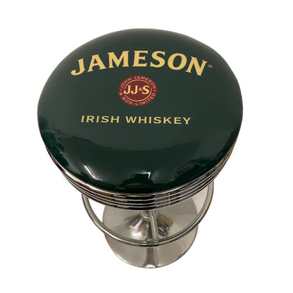 Jameson Irish Whisky Retro Silver Chrome Premium Bar Stool Retro Bar Stools 