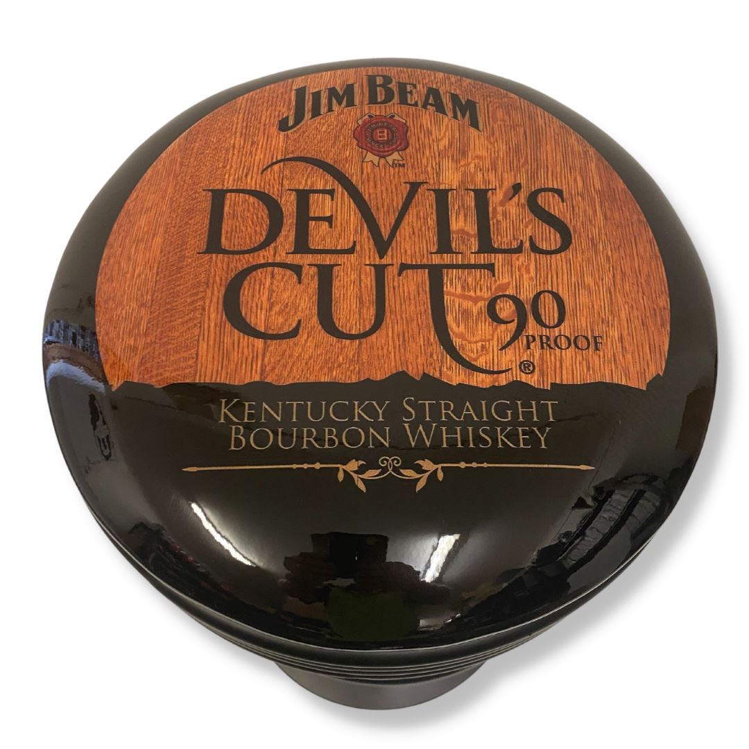 Jim Beam Devils Cut Retro Bar Stool Retro Bar Stools 