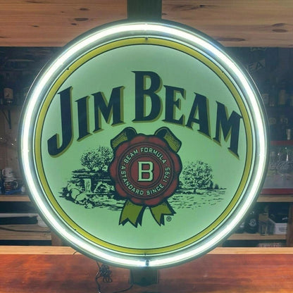 Jim Beam JB Circular Neon Sign Neon Signs 