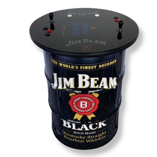 Jim Beam JB Custom Drum Arcade Machine Video Game Arcade Cabinets 