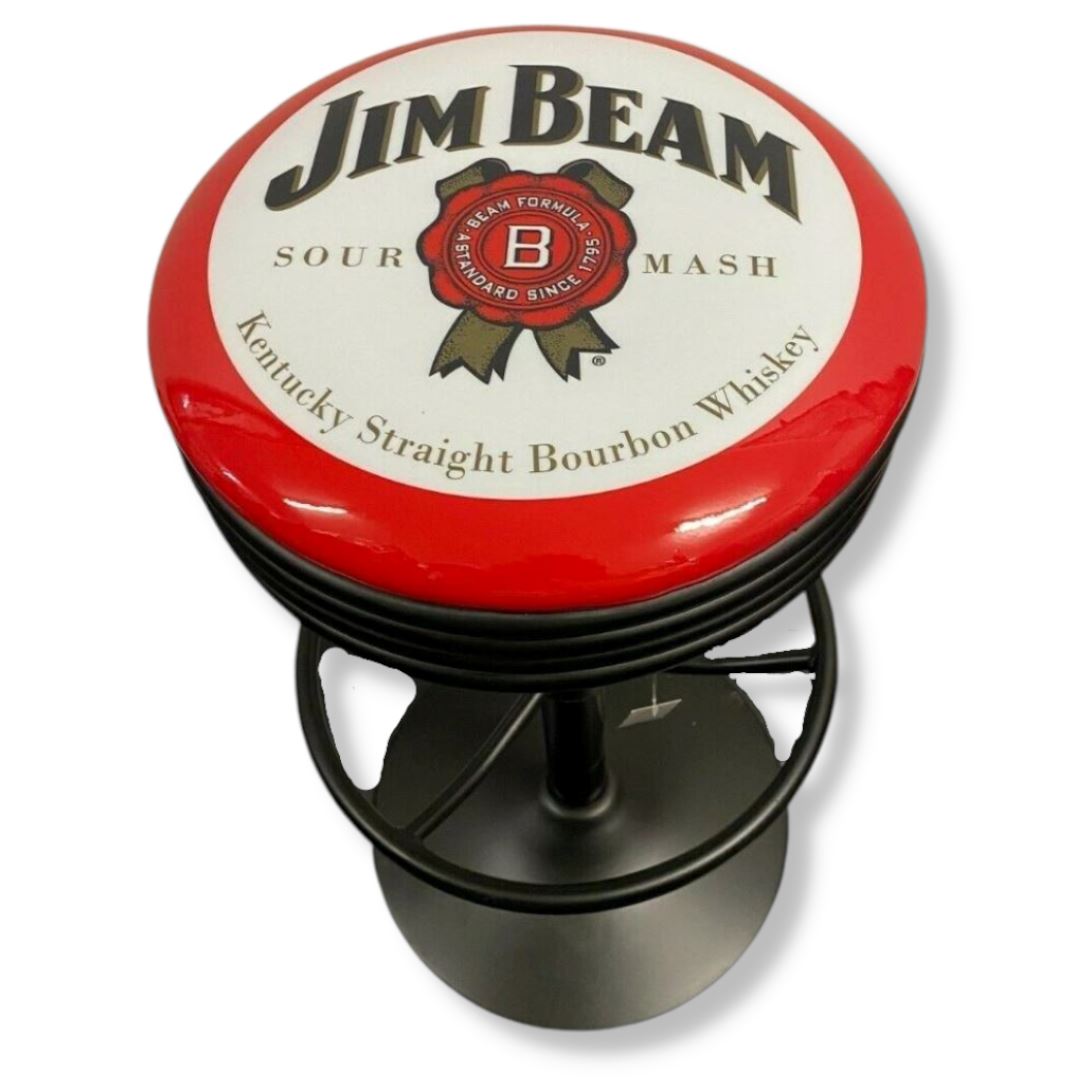 Jim Beam Retro Bar Stool Retro Bar Stools Black 