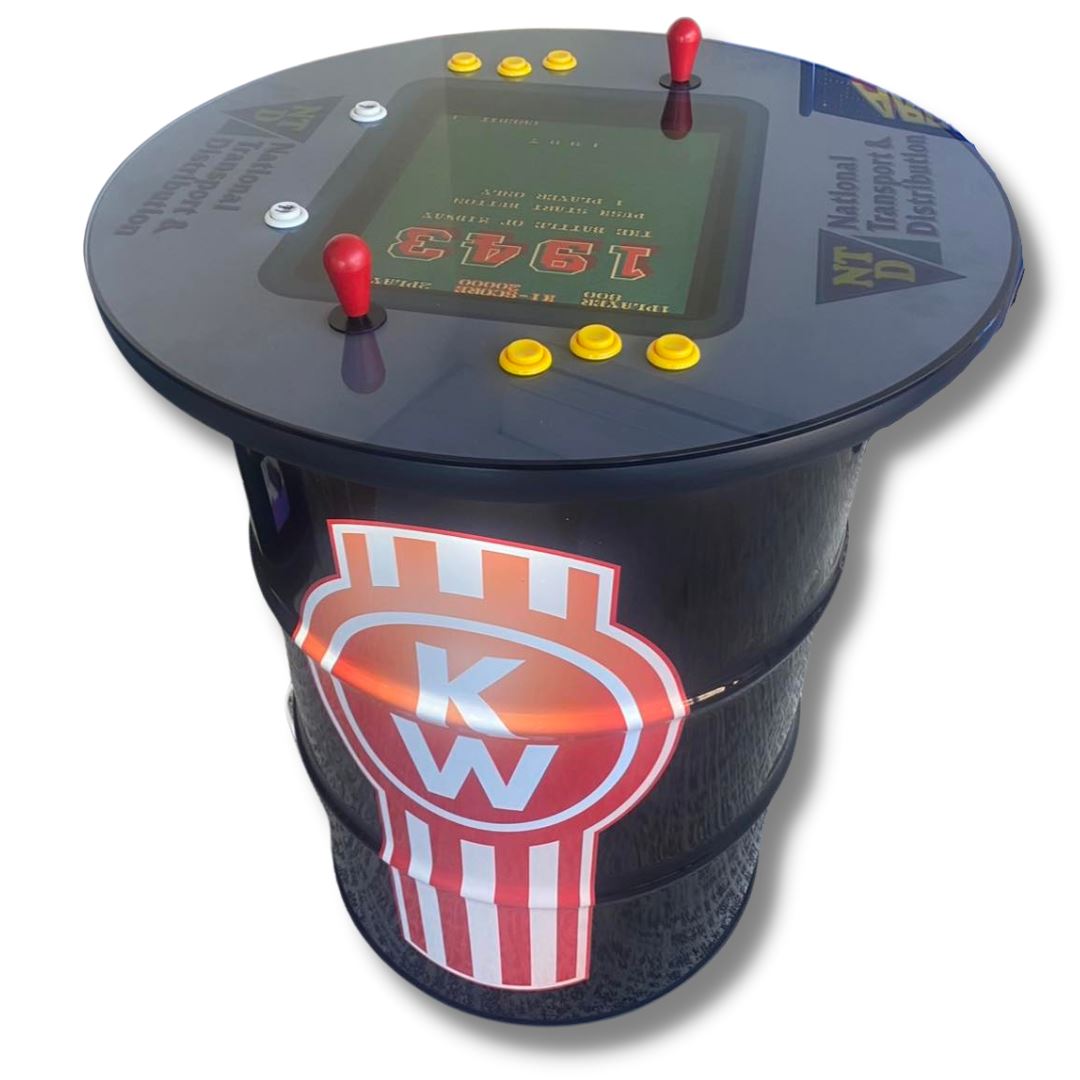 Kenworth Custom Drum Arcade Machine Arcade Barrel 