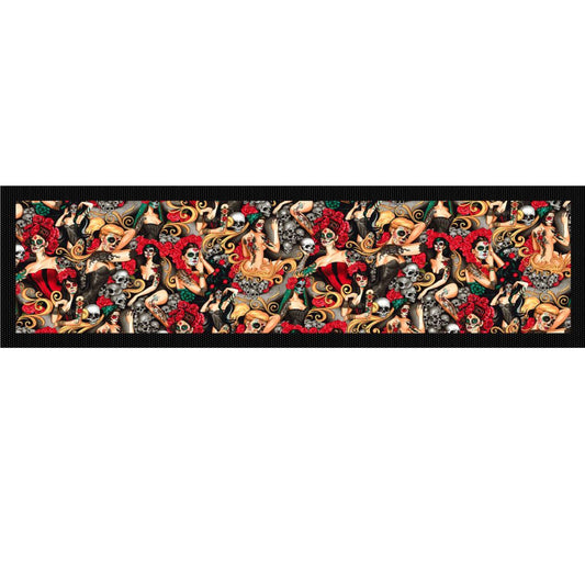 Lady Skull Premium Bar Runner 