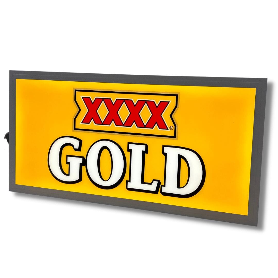 Light Up XXXX Gold Sign Light Up Signs 