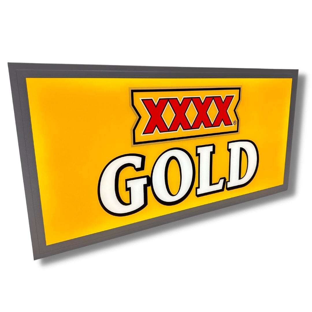 Light Up XXXX Gold Sign Light Up Signs 