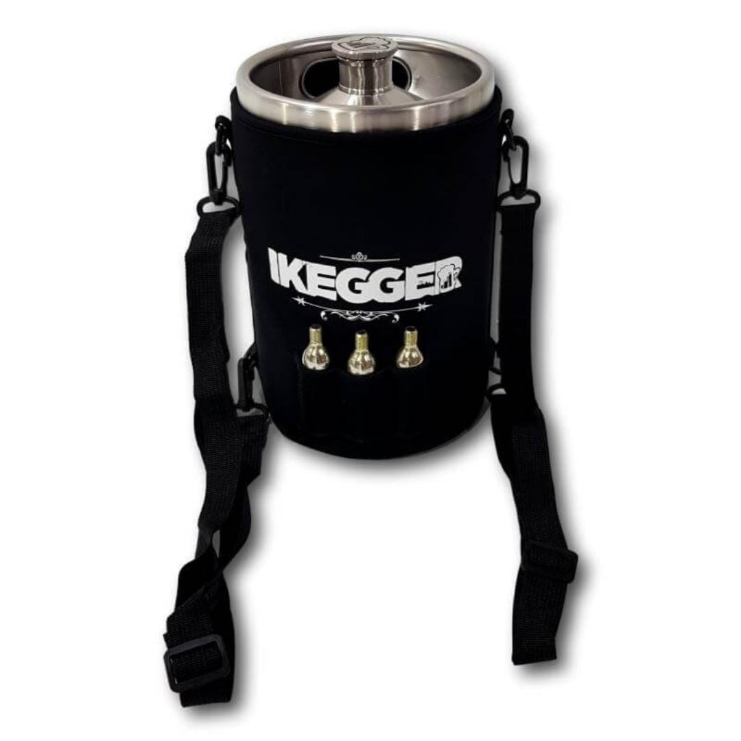 Mini Keg Cooler Sleeve With Shoulder Strap Drink Dispensers For 2L Bieber Keg 