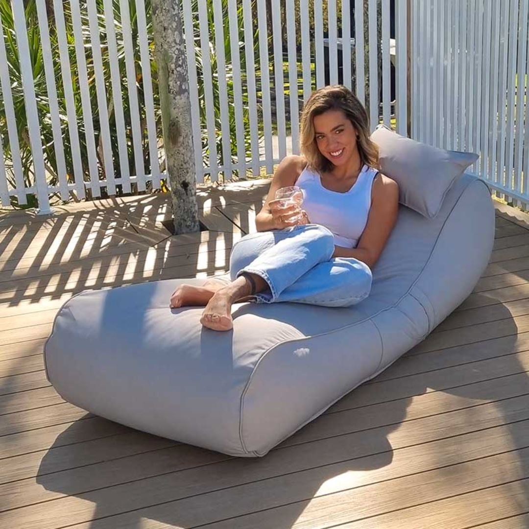 Large discount outdoor lounger