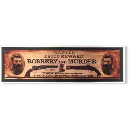 Ned Kelly Tribute Premium Bar Runner 