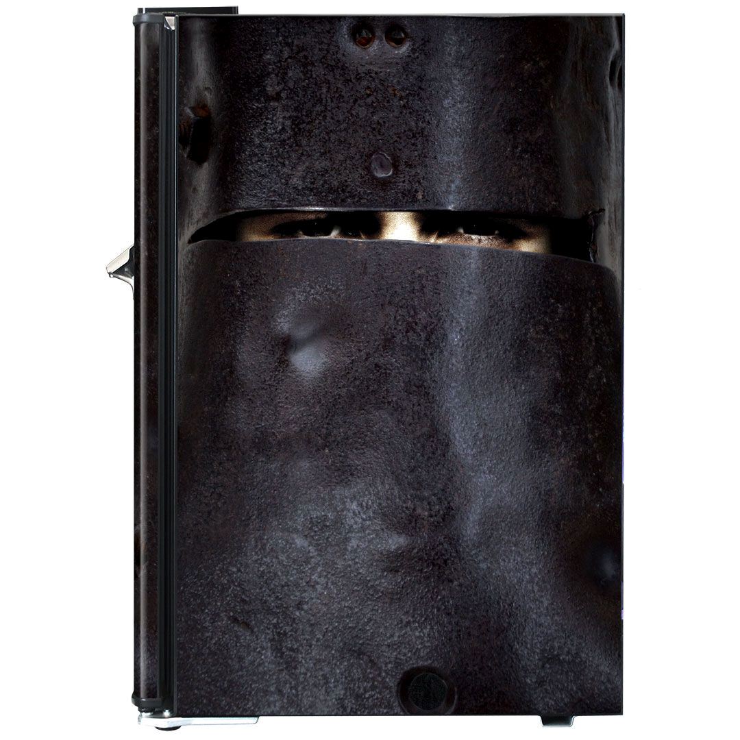 Ned Kelly Tribute Retro Branded Mini Bar Fridge 70 Litre With Opener Refrigerators 