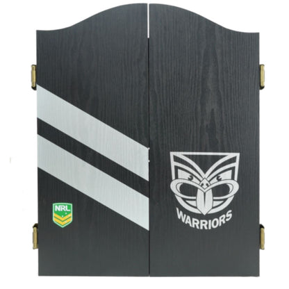 New Zealand Warriors Dartboard and Cabinet Set 