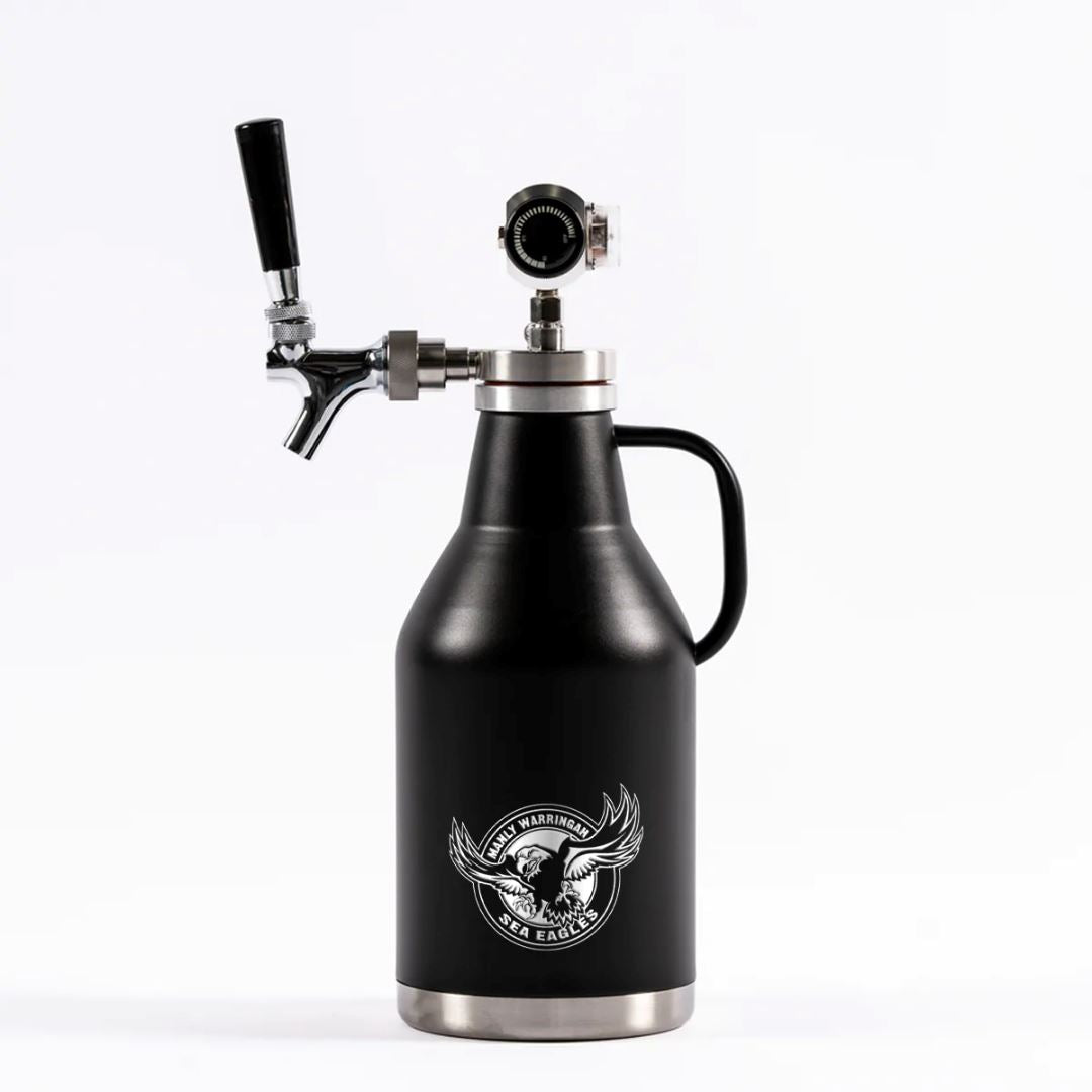 NRL 2L Beer Growler & Tap Kit Beverage Dispensers Manly Sea Eagles 