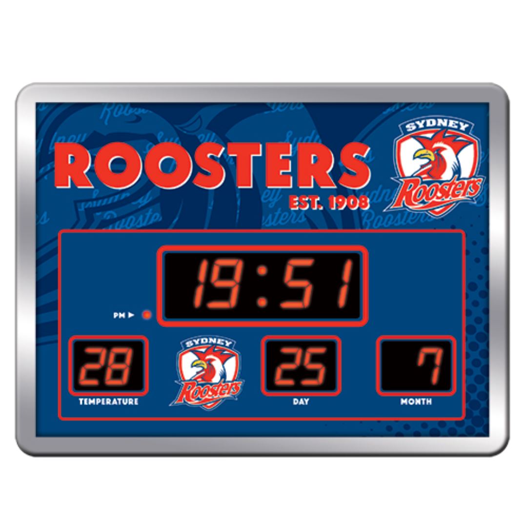 NRL Scoreboard LED Clock Beverage Dispensers 