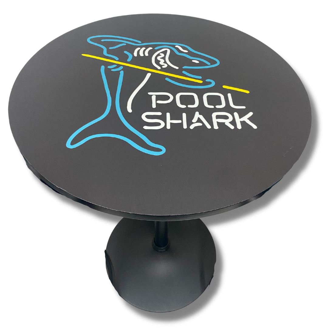 Pool Shark Black Bar Table Bar Table 