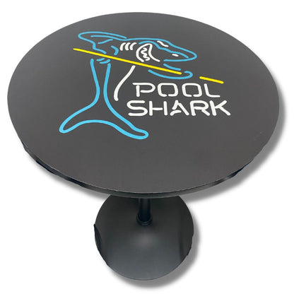 Pool Shark Black Table & Bar Stool Set Retro Bar Stools 