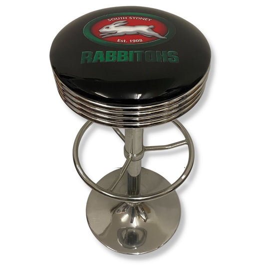 Rabbitohs Retro Bar Stool Retro Bar Stools Chrome 