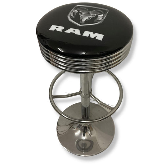 Ram Premium Retro Bar Stool Retro Bar Stools Chrome 