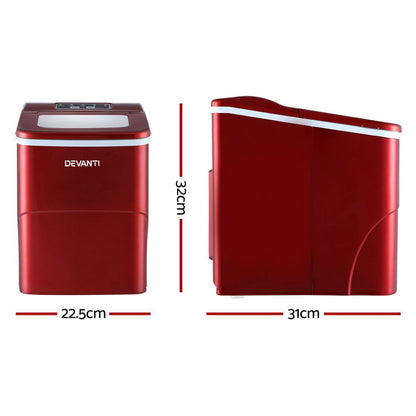 Rebel Ice Machine 2L - Red Silver or Black refrigerators 