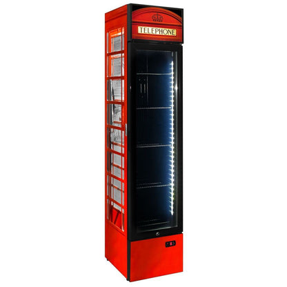 Slim Jim Senior Branded Telephone Box 130LT Upright Bar Fridge Refrigerators 