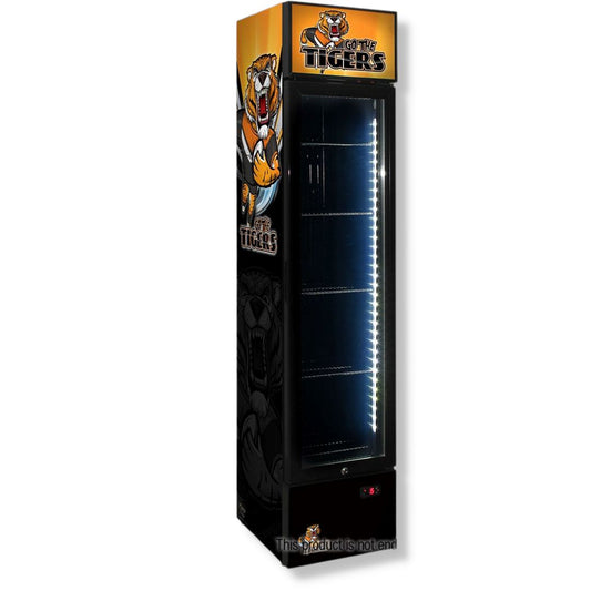 Slim Jim Wests Tigers NRL 130LT Upright Bar Fridge Refrigerators 