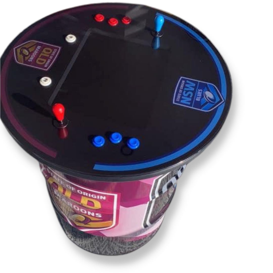 State Of Origin Custom Arcade Machine NSW QLD Video Game Arcade Cabinets 